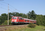 111 078-2 mit dem RE 19906 (Nürnberg Hbf-Stuttgart Hbf) bei Rosengarten 12.9.16