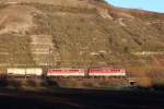 Seltener Besuch im Maintal
Eine Doppeltraktion von originalen ÖBB 1142 konnte am 5.1.15 bei Thüngersheim aufgenommen werden. 
Die beiden Loks hatten einen Mischer am Haken. Fahrtziel der beiden Loks blieb unbekannt.