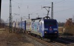 152 135 TFG Albatros Express mit Paneuropa / Terratrens Klv am 23.03.2013 in Neuses an der Regnitz zwischen Bamberg und Nrnberg.