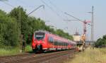 442 253-1 und 442 231-7 als S1 nach Hartmannshof bei Hirschaid 19.6.13