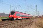 442 305 DB Regio bei Staffelstein am 24.02.2014.