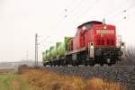 294 601-0 DB Schenker bei Reundorf am 08.01.2015.