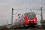 442 106 DB Regio bei Lichtenfels am 17.10.2015.