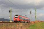 442 105 DB Regio bei Bad Staffelstein am 12.11.2015.