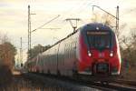 442 772 DB Regio bei Strullendorf am 07.01.2014.