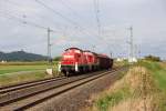 294 587-1 + 294 650-7 DB Schenker Rail bei Staffelstein am 10.09.2013.