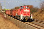 294 685-3 DB Schenker bei Bad Staffelstein am 07.03.2012.