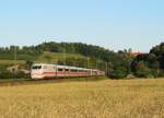 Ein 401er ist am 08. Juli 2012 als ICE 919 bei Kronach unterwegs.