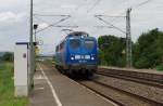 140 037 der PRESS als Tfzf am 20.08.2013 in Gundelsdorf gen Kronach. 