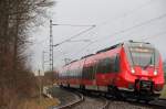 442 309 DB Regio bei Redwitz am 21.02.2014.