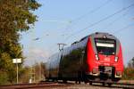 442 107 DB Regio bei Redwitz am 19.10.2014.