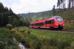 442 608  Förtschendorf  erklimmt den Frankenwald bei Förtschendorf am 06.09.2015.