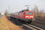 143 939-7 DB Regio bei Bad Staffelstein am 30.01.2012.