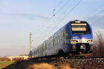 430 022 Meridian ET 322 bei Lichtenfels am 10.12.2016.