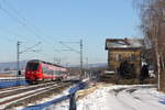 442 273 DB Regio bei Oberlangenstadt am 06.01.2017.