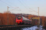 442 106 DB Regio bei Unterlangenstadt am 26.01.2017.