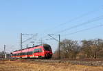 442 772 DB Regio bei Trieb am 13.02.2017.