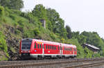 612 156 war am 19.05.2018 bei Oberkotzau als RE Regensburg - Hof unterwegs.