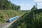 628 424 als Überführungsfahrt von Mühldorf nach Chemnitz bei Röslau, 28.08.2017