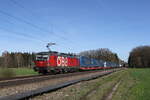 1293 177 mit einem  Walter-KLV  aus München kommend am 20. März 2024 bei Brannenburg.