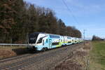 4010 026 aus Wien kommend am 21. Februar 2024 bei Hufschlag im Chiemgau.