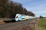 4010 032 aus Wien kommend am 24. Februar 2024 bei Hufschlag/Traunstein.