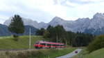 Ein Talent 2 auf dem Weg nach München zwischen Mittenwald und Klais.