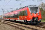 Der neue 2442 717 fr den Werdenfelstakt auf der Mittenwaldbahn fhrt als Testfahrt durch Mnchen Westkreuz am 25.04.2013