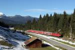 DB 111 036 fhrt am 13.10.13 mit der RB 59515 von Mnchen nach Mittenwald.