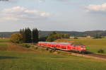 218 429-9 mit der RB 57444 (Buchloe-Kempten(Allgäu)Hbf) bei Görwangs 21.8.18 