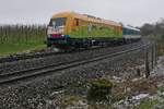 Die  bodo-Lok  - ER 20-013 (9280 1223 013-4 D-BRLL) am 16.12.2017 bei Bodolz als ALX 84141 von Lindau nach Mnchen.