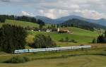 223 065-4 mit dem ALX84150 (Mnchen Hbf-Lindau Hbf) bei Zell 12.8.11