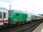 Am 10.09.2008 ist 475074 der SNCF mit einem Mezug in Ulm angekommen.