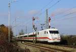 Wegen Bauartbeiten im Ulmer Hauptbahnhof (Anbindung der Neubaustrecke Stuttgart - Ulm an die Fernbahngleise) werden die ICE vom 25.10.