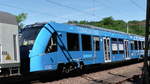 Im Juni 2017 fanden auf der Saar- und Moselstrecke zwischen (Dllingen)- Merzig - Trier - (Wittlich) Versuchsfahrten mit einem neuen Alstom Coradia iLINT (643 101-4) statt. Gezogen wurde der Zug von 182 523 mit 2 Dms-Wagen.