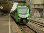 abellio 3429 024 als RE 49 nach Essen Hbf im Hauptbahnhof von Wuppertal.