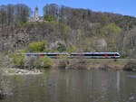 Ein Flirt-Duo von Abellio war Ende April 2021 in Witten-Bommern zu sehen.