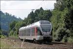 ET22006 wird in wenigen Augenblicken als ABR99732, (RB91  Ruhr-Sieg-Bahn  nach Siegen, den Bahnhof Plettenberg erreichen.