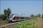 ET23007, ET22xxx und ET22004 am Zugschluss fahren am Harkortsee als ABR99647, (RE16  Ruhr-Sieg-Express ) von Siegen/Iserlohn nach Essen Hbf. (08.06.2008)