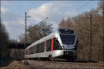 ET23004  HAGEN  und ein ET22 sind bei Hohenlimburg als ABR99622 (RE16  Ruhr-Sieg-Express ) nach Siegen unterwegs. (19.03.2009)
