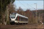 ET23004 ist zwischen Witten Hbf und Wetter(Ruhr) als ABR39063 nach Hagen unterwegs.