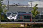 Erster Blick auf die neuen Regionalzge vom Typ Talent 2 fr die ABELLIO Rail NRW GmbH.