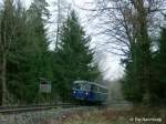 5081.561  am  08.12.2005  auf der Mittelschwabenbahn am Behlinger Berg bei Ellzee. Leider spielte an den letzten Einsatztagen fr DB Regio das Wetter nicht mit.