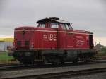 D21 (ehemalige 211 125-0) der Bentheimer Eisenbahn AG steht abfahrtsbereit fr die Lokfahrt nach Emlichheim (Gterzug 209) in Coevorden de Heege am 18-9-2012.