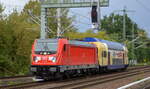 DB Regio AG? möglicherweise auch gemietet von Bombardier Transportation GmbH, Kassel  147 013  (NVR:  91 80 6147 013-7 D-DB ) mit einem metronom Steuerwagen am Haken am 19.09.22 Berlin Blankenburg.