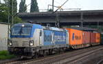 boxXpress.de GmbH, Bad Honnef [D] mit  193 843  [NVR-Nummer: 91 80 6193 843-0 D-BOXX] verlässt mit Containerzug den Hamburger Hafen am 25.08.21 Durchfahrt BF. Hamburg-Harburg. 
