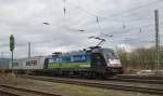 Man sieht sich immer zweimal im Leben :) So konnte am 05.02.2011 erneut 182 509-0 (ES 64 U2-009) abgelichtet werden. Hier mit Containerzug in Richtung Sden in Eschwege West.