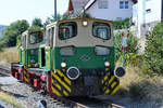 Die Diesellokomotiven O&K MV 10S  D1  &  D2  Mitte August 2018 in Oberzissen.