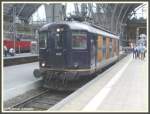 Re 4/4 I Nummer 10008 der Centralbahn stand zwei Tage nachdem ich sie mit einem Sonderzug am Bahnhof Frankfurt am Main-Niederrad abgelichtet hatte, also am 13.07.2008, am Gleis 3 im Hauptbahnhof