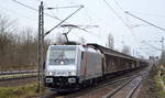 Eine CTL Leistung mit Ganzzug Schiebewandwagen mit der akiem Lok  186 387-7  [NVR-Number: 91 80 6186 387-7 D-AKIEM] am 21.12.18 Bf. Berlin Hohenschönhausen. Viele Grüße an den Tf. !!!